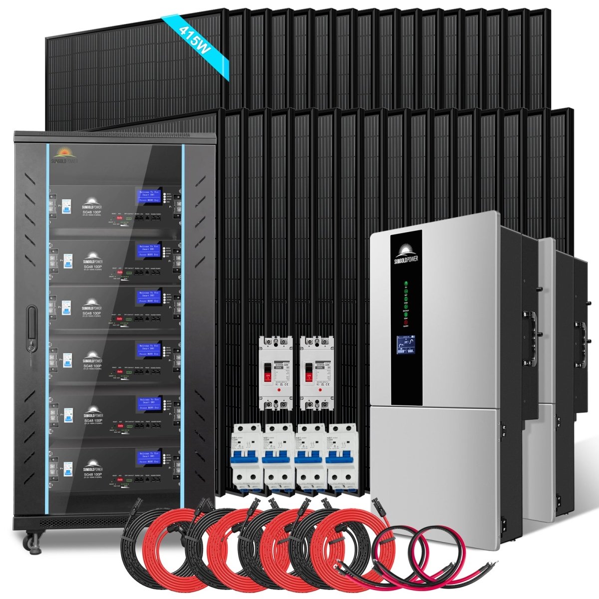 SunGoldPower Hybrid Solar Kit 7.6KW 48V SGH7.6N3E/ SGH7.6DN6E