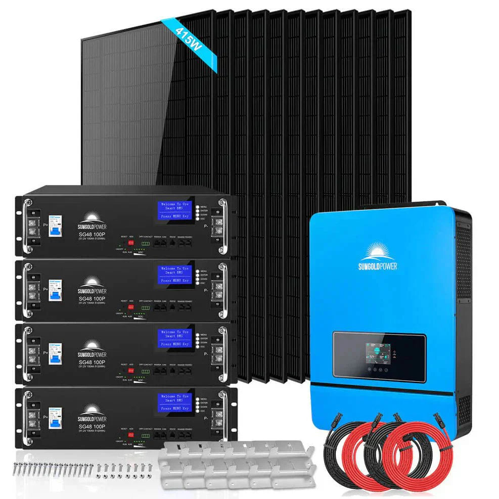 SunGoldPower OffGrid Solar Kit 8000W 48VDC SGR8K10E
