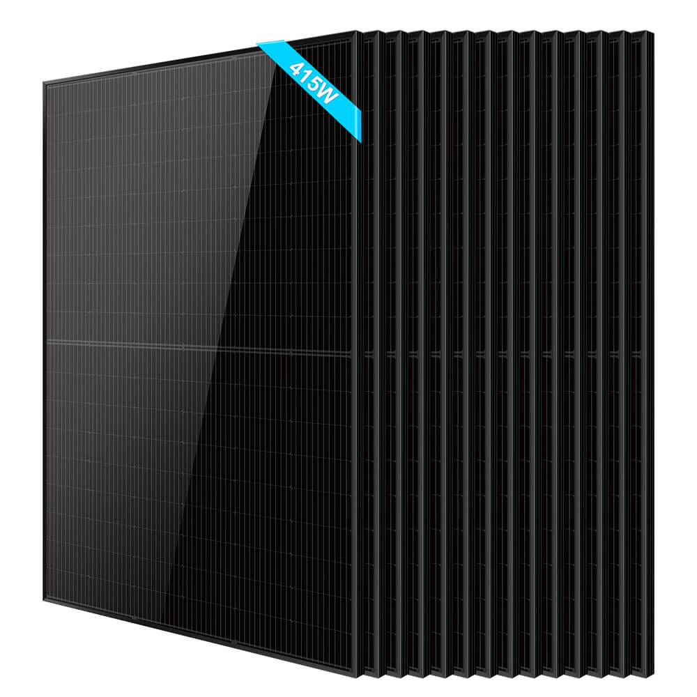 SunGoldPower 415W Bifacial PERC Solar Panel | SGP-415-BBS UL61730 CEC Listed