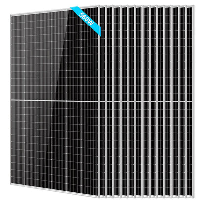 SunGoldPower Bifacial Solar Panel 560W SGP560SBD UL61730