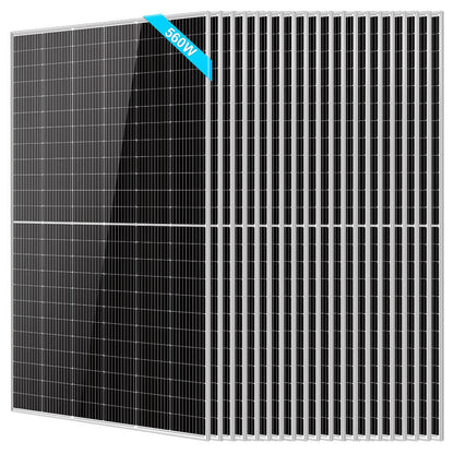 SunGoldPower Bifacial Solar Panel 560W SGP560SBD UL61730
