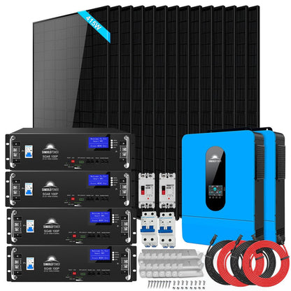 SunGoldPower OffGrid Solar Kit 13000W 48VDC SGR13KM