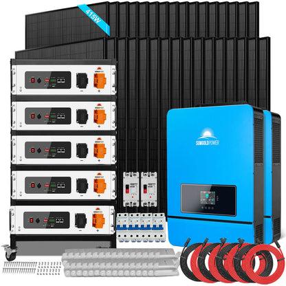 SunGoldPower Off Grid Solar Kit 16KW 48VDC SGR16K25E