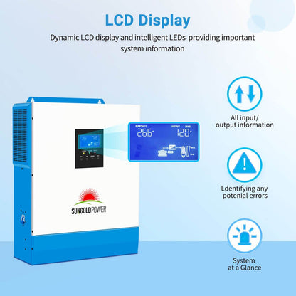 SunGoldPower Solar Charger Inverter 5000W 48V