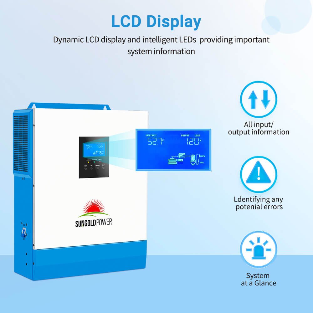 SunGoldPower Solar Charger Inverter 5000W 48V