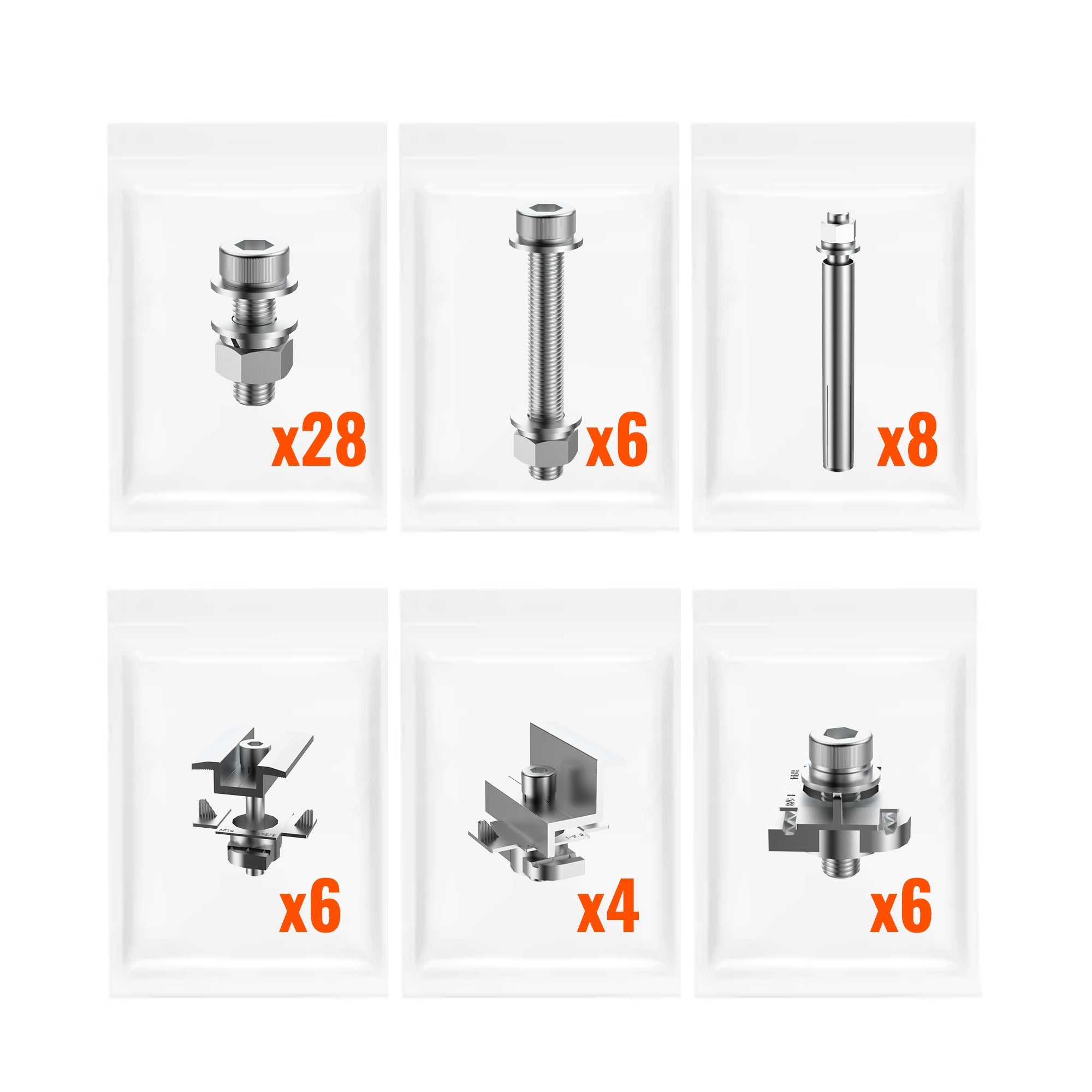 Rich Solar EcoWorthy Solar Ground Mount Adjustable Kit For 1 4 Panels