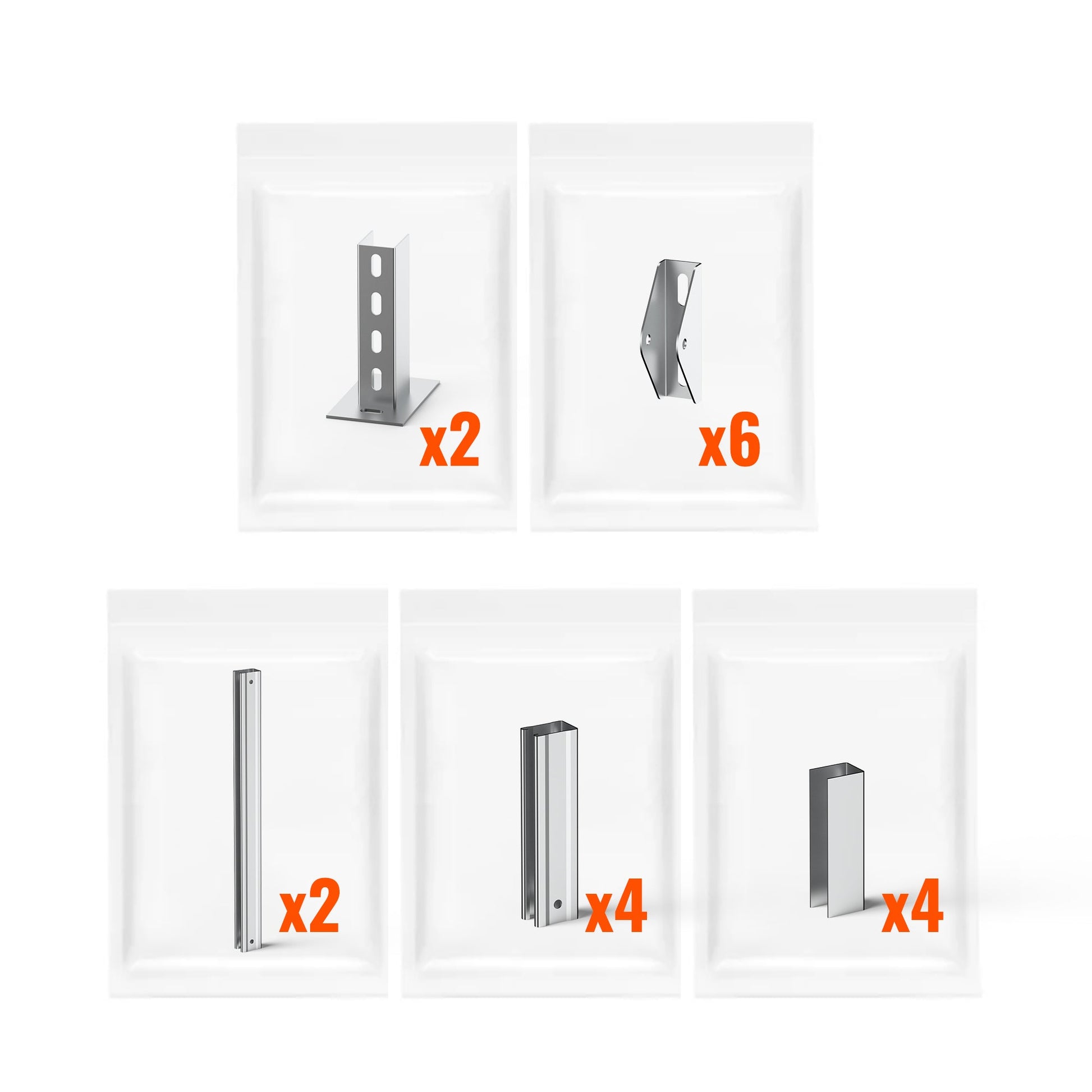 Rich Solar EcoWorthy Solar Ground Mount Adjustable Kit For 1 4 Panels