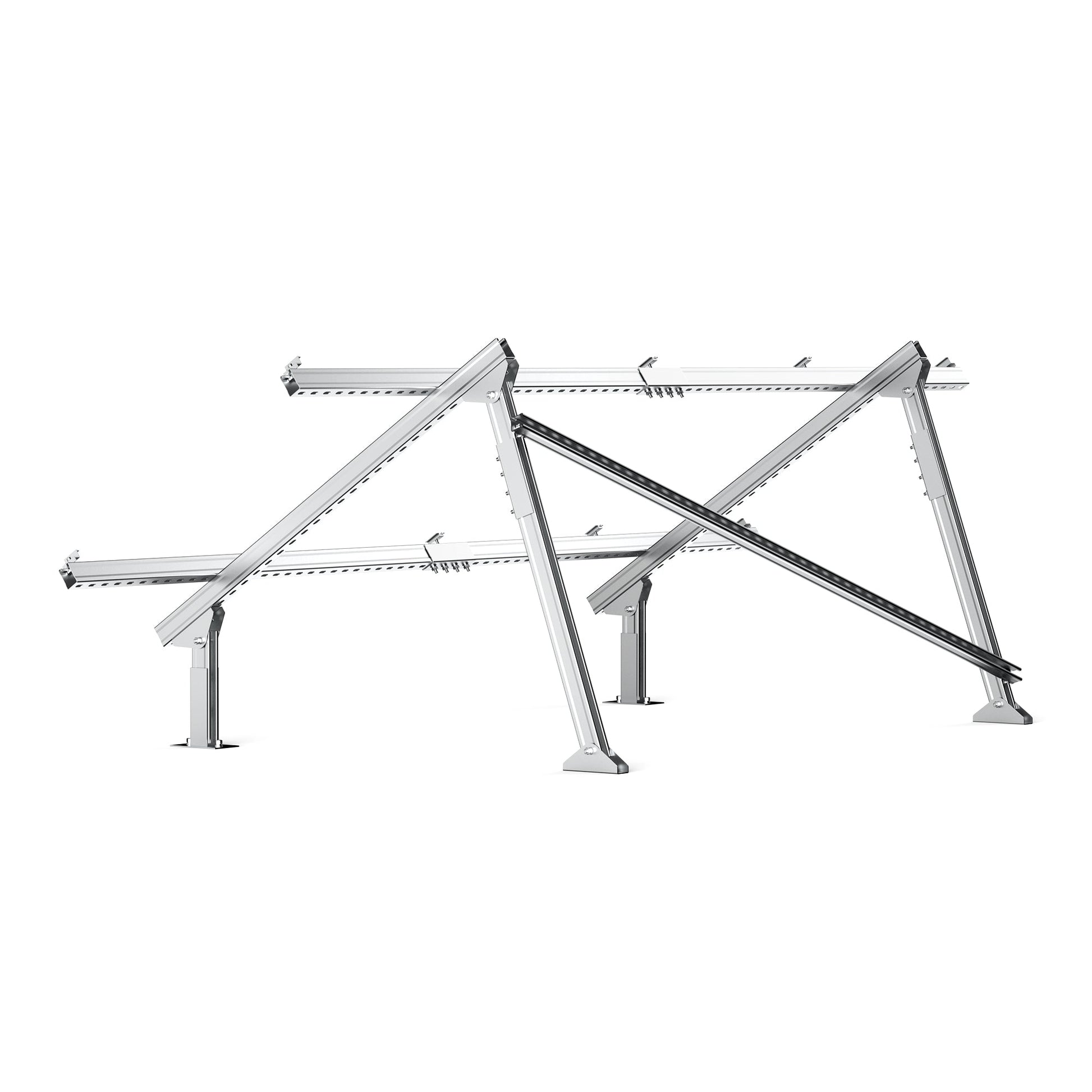 Rich Solar EcoWorthy Solar Ground Mount Adjustable Kit For 1 4 Panels