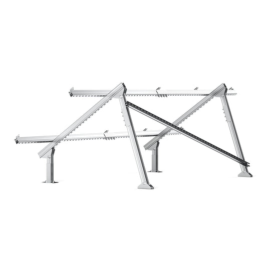 Rich Solar EcoWorthy Solar Ground Mount Adjustable Kit For 1 4 Panels