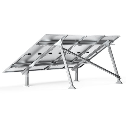 Rich Solar EcoWorthy Solar Ground Mount Adjustable Kit For 1 4 Panels