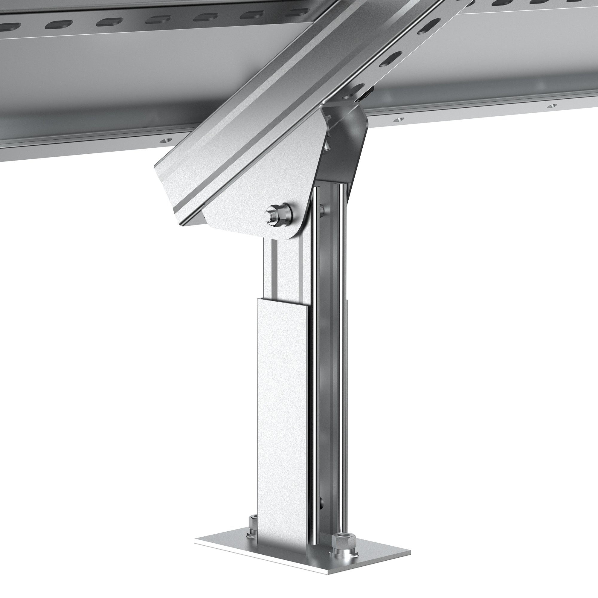 Rich Solar EcoWorthy Solar Ground Mount Adjustable Kit For 1 4 Panels