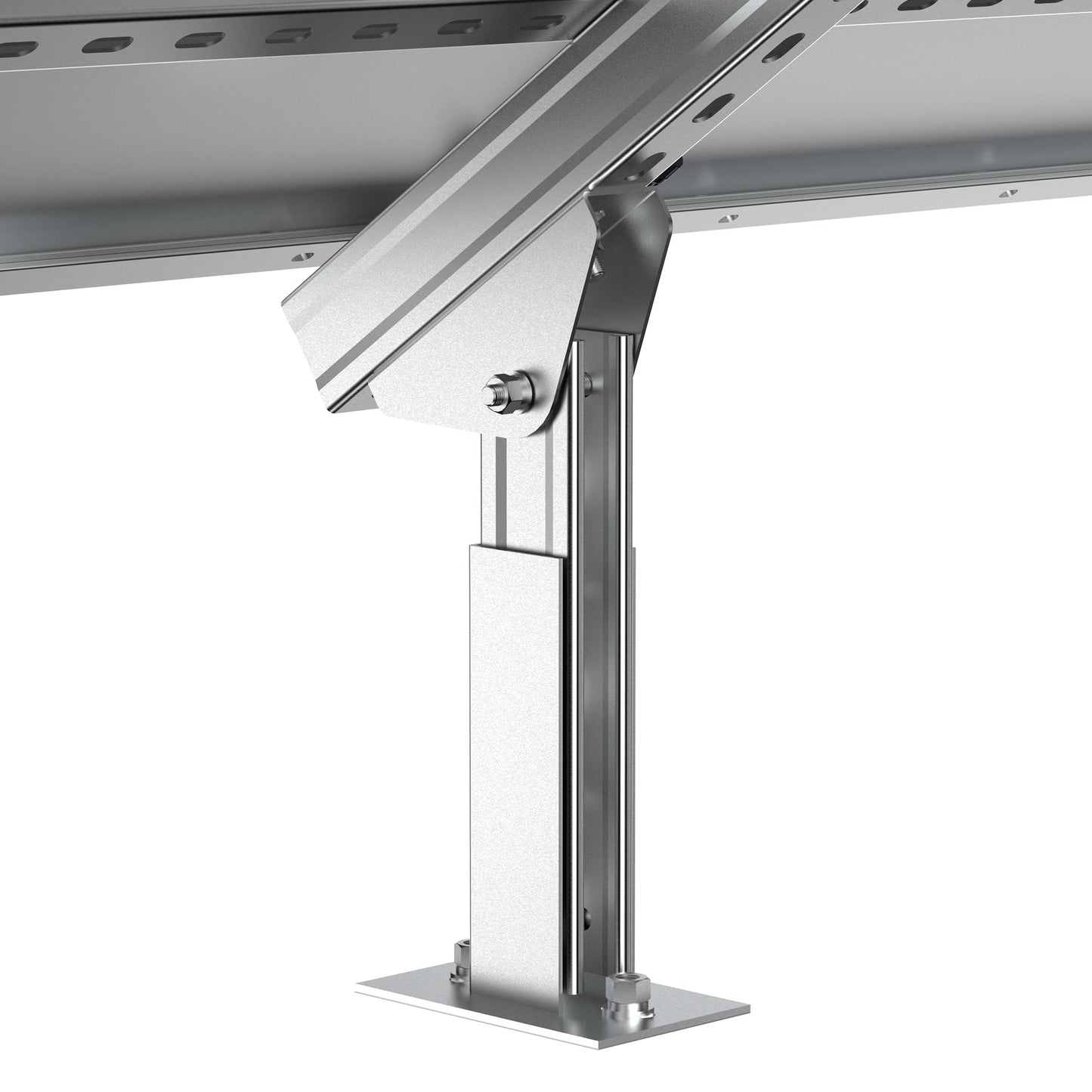 Rich Solar EcoWorthy Solar Ground Mount Adjustable Kit For 1 4 Panels