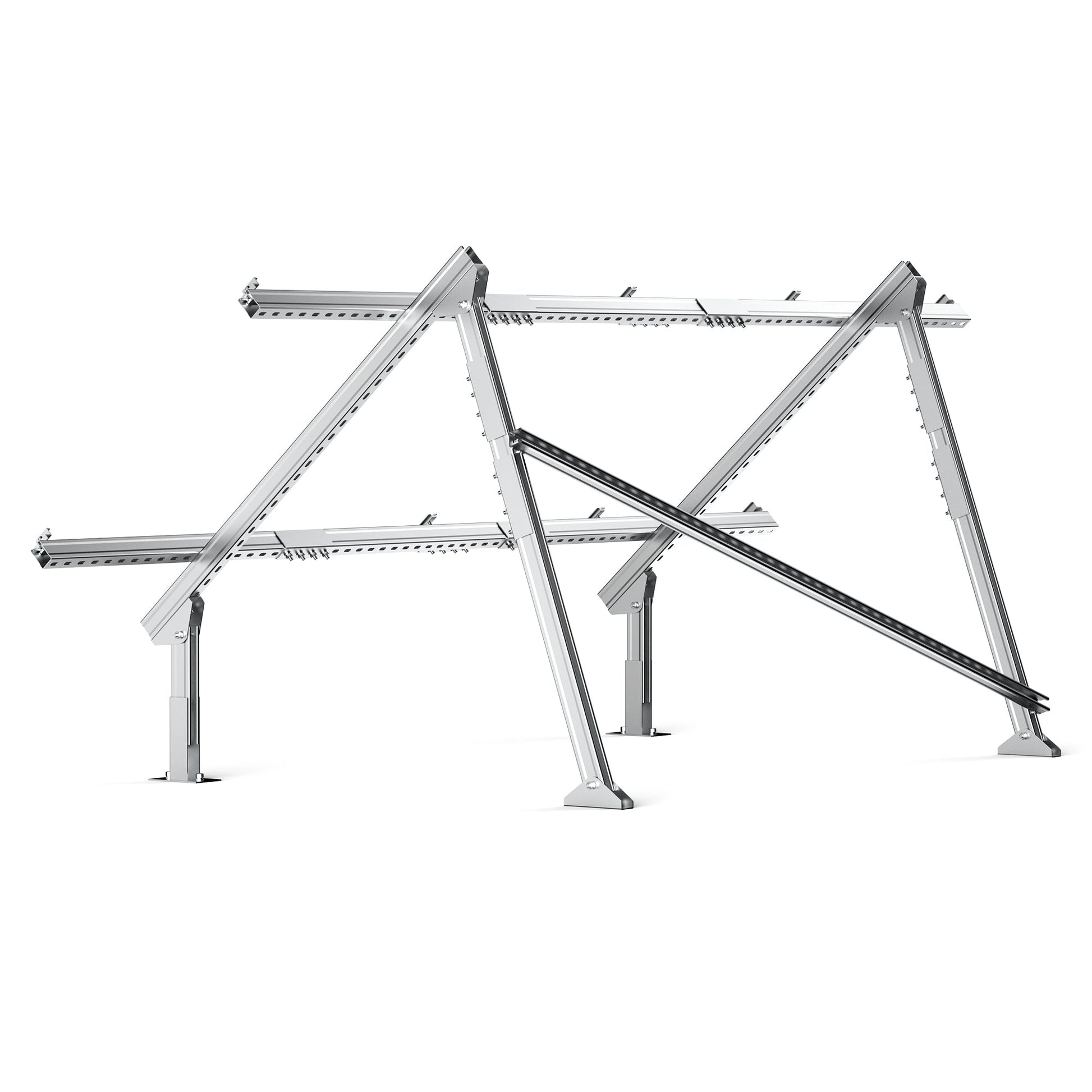 Rich Solar Eco-Worthy Solar Ground Mount For 1-4 Panels Adjustable Easy Install