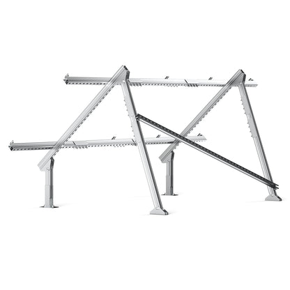 Rich Solar Eco-Worthy Solar Ground Mount For 1-4 Panels Adjustable Easy Install