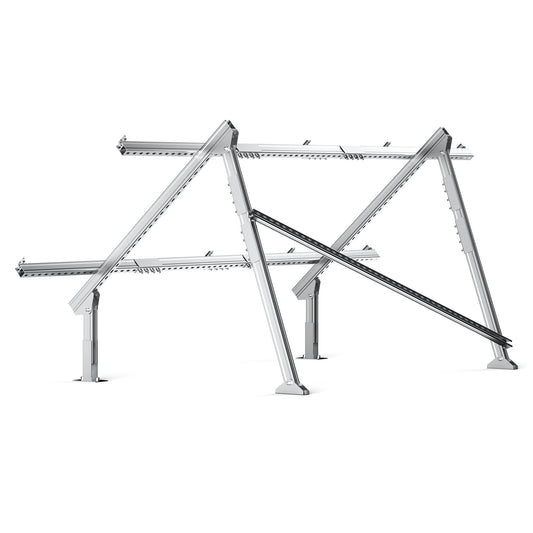 Rich Solar Eco-Worthy Solar Ground Mount For 1-4 Panels Adjustable Easy Install