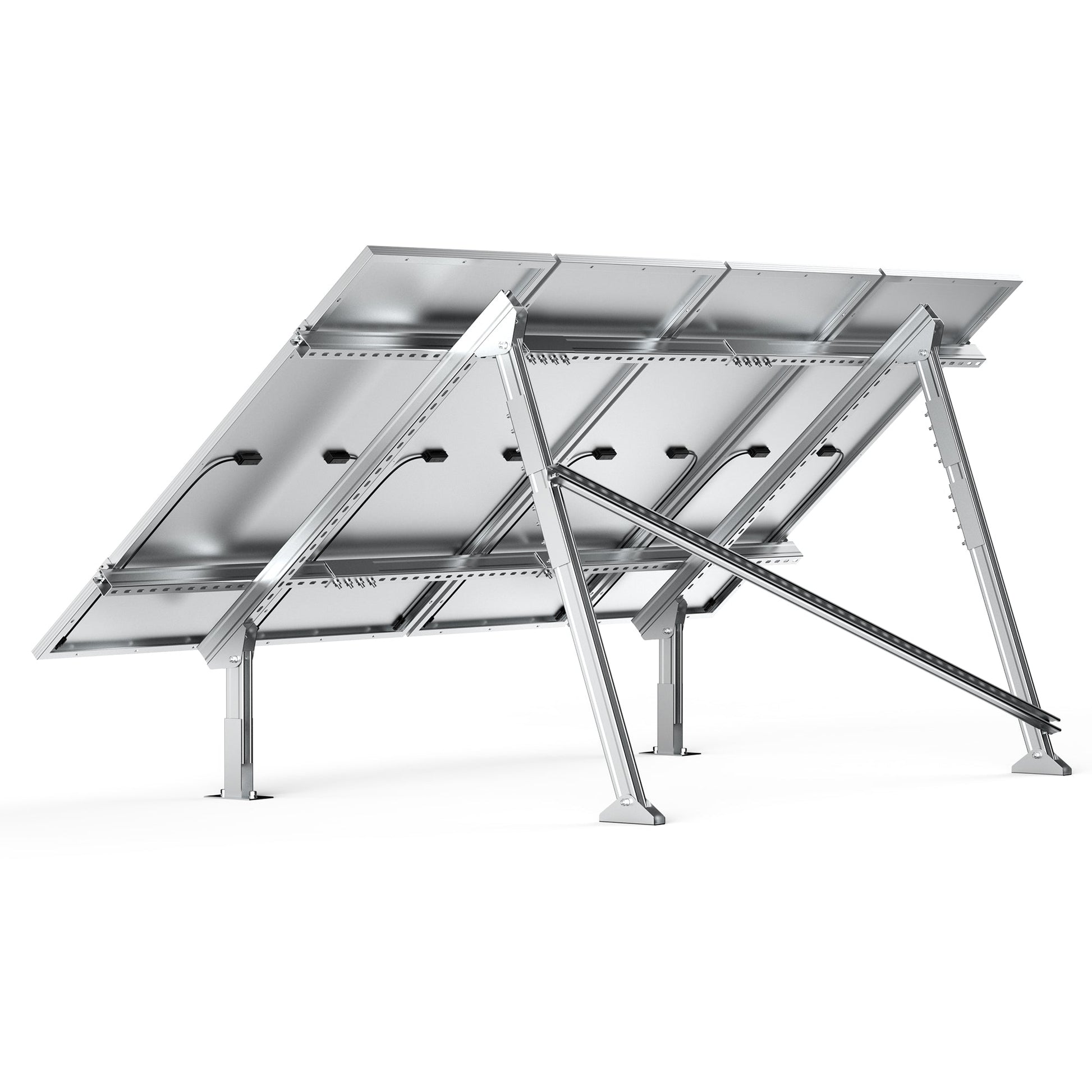 Rich Solar Eco-Worthy Solar Ground Mount For 1-4 Panels Adjustable Easy Install