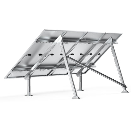 Rich Solar Eco-Worthy Solar Ground Mount For 1-4 Panels Adjustable Easy Install