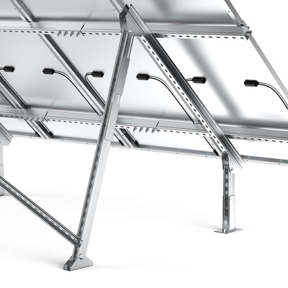 Rich Solar Eco-Worthy Solar Ground Mount For 1-4 Panels Adjustable Easy Install