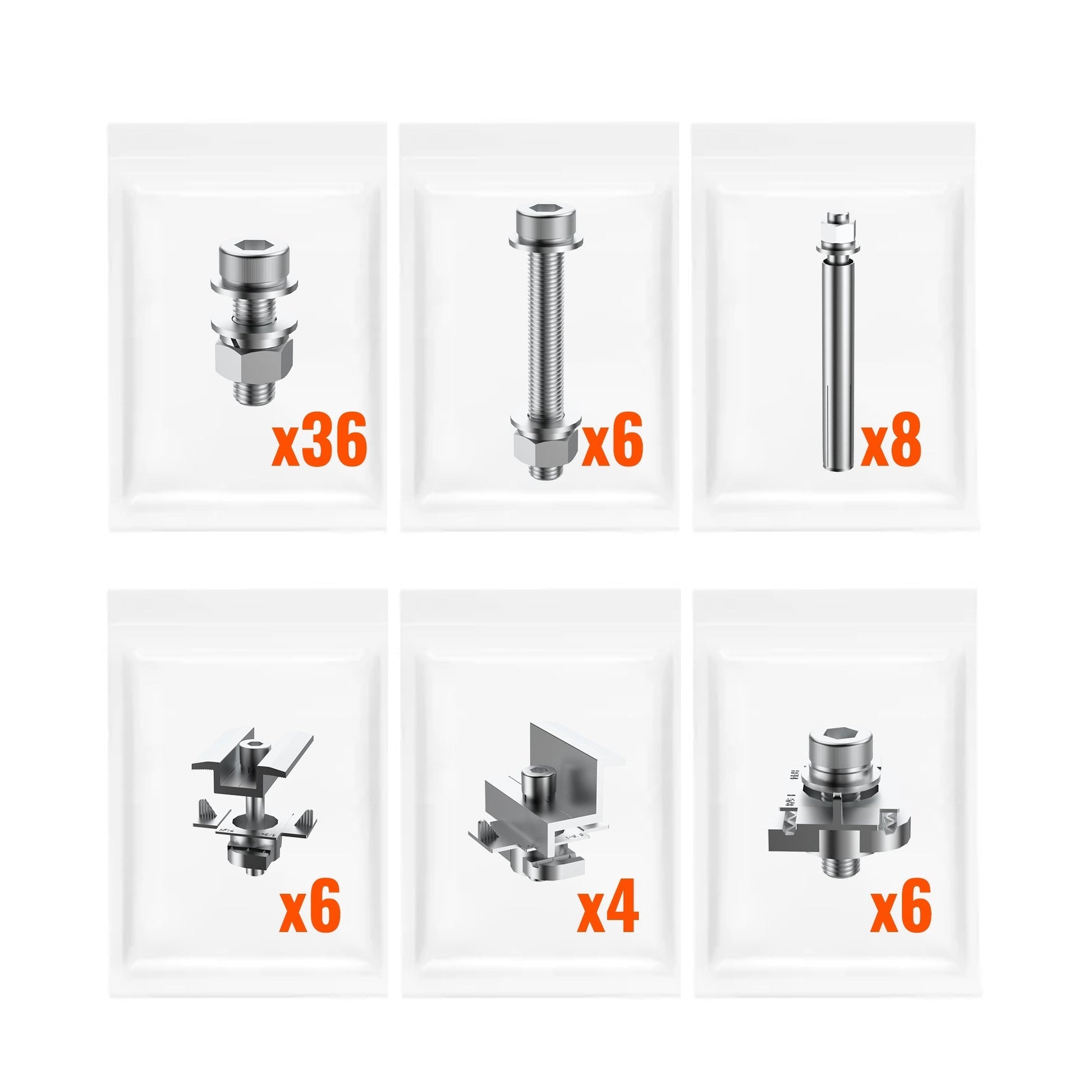 Rich Solar Eco-Worthy Solar Ground Mount For 1-4 Panels Adjustable Easy Install