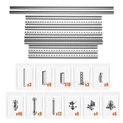 Rich Solar Mountain MI MEGA Solar Ground Mount Adjustable Easy Install Brackets