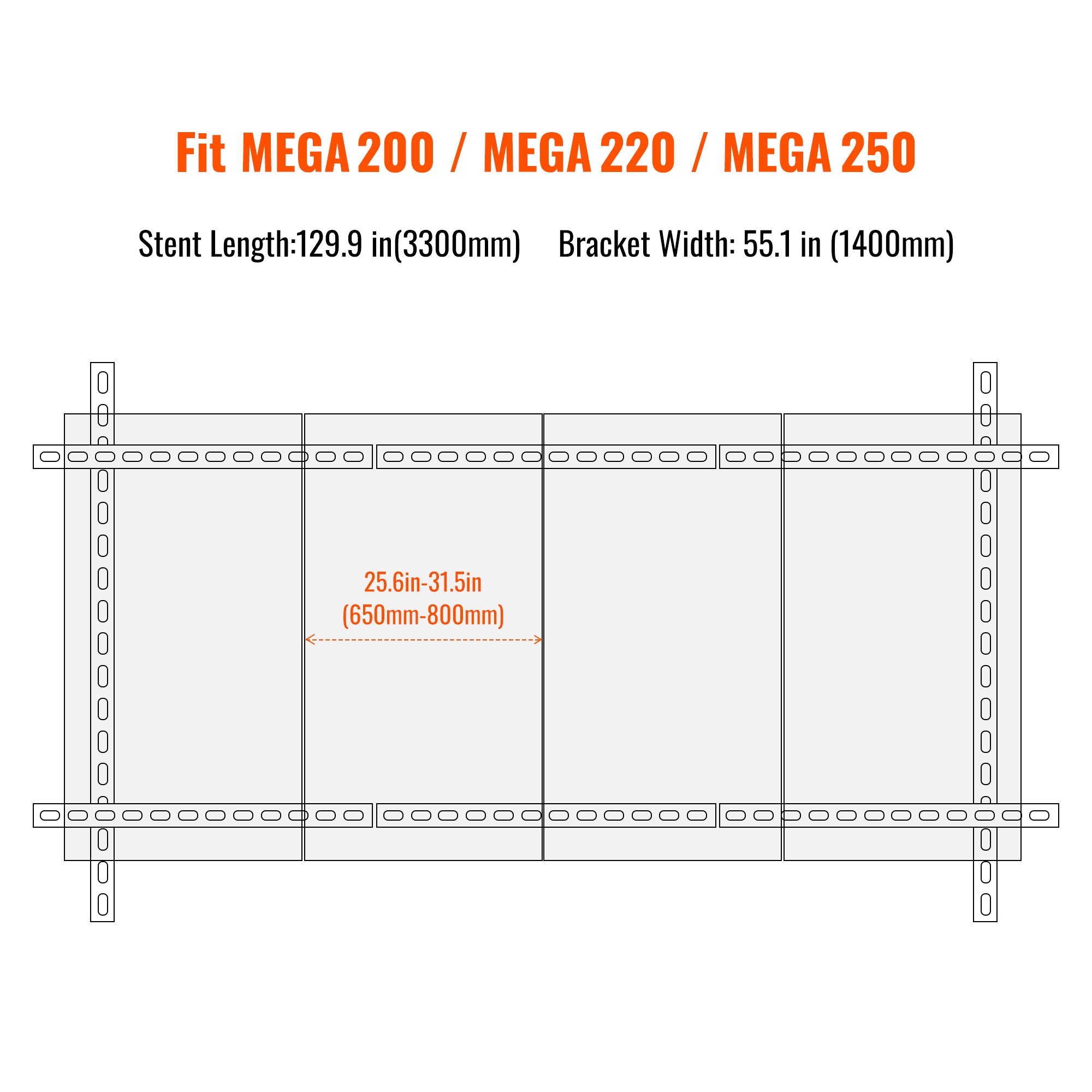 Rich Solar Eco-Worthy Solar Ground Mount For 1-4 Panels Adjustable Easy Install