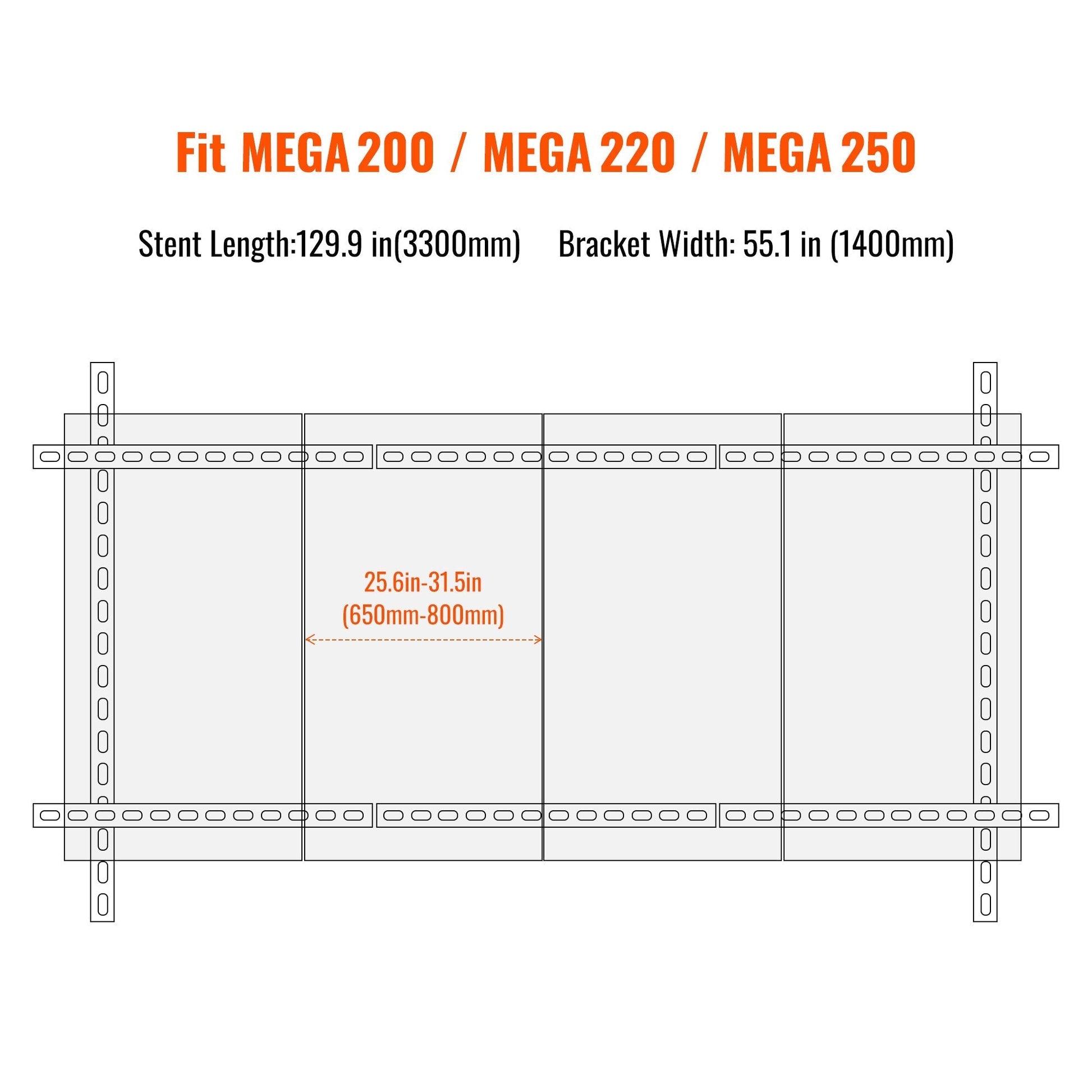 Rich Solar Eco-Worthy Solar Ground Mount For 1-4 Panels Adjustable Easy Install