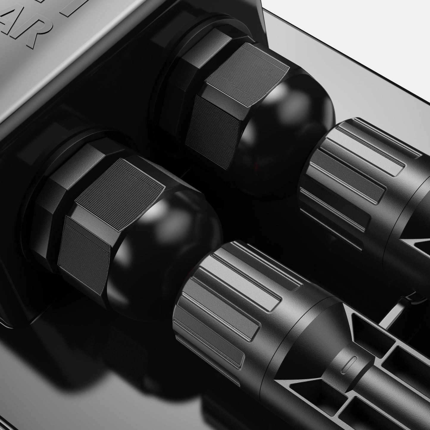 Rich Solar EcoWatt IP68 Waterproof Cable Entry Plate With Solar Connectors