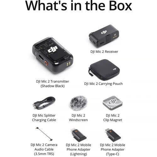 DJI Wireless Microphone System for Camera & Smartphone