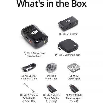 DJI Wireless Microphone System for Camera & Smartphone