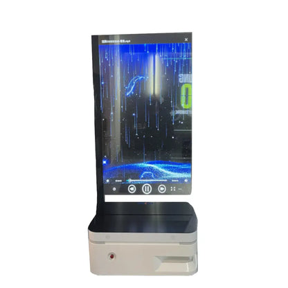 ATEAGO A1 ROS AI Advertising Robot AGV Self-Driving OLED LCD Display Mobile Base Marketing Promotion