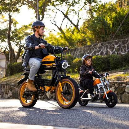 HappyRun Kids Electric Motorcycle