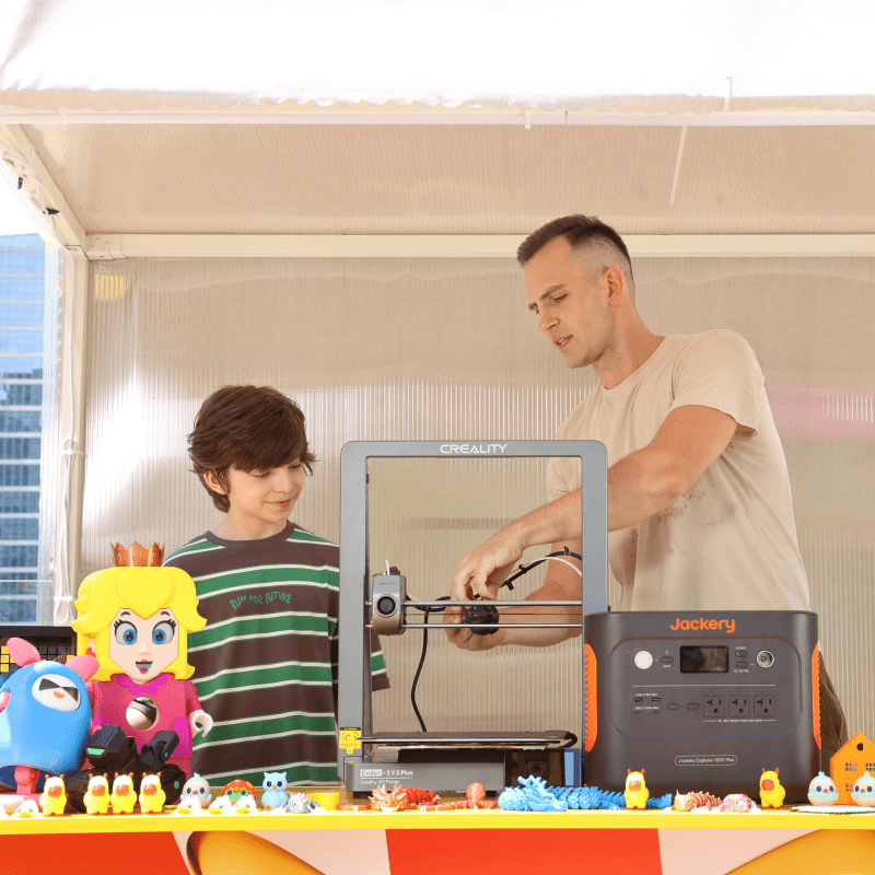 Jackery Explorer 1000 Plus + Creality 3D Printer Ender3 V3 Plus