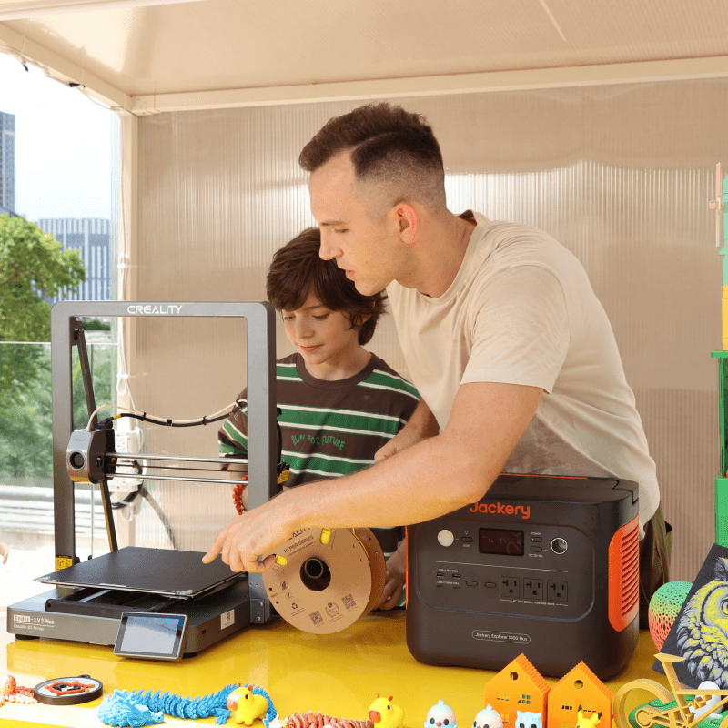 Jackery Explorer 1000 Plus + Creality 3D Printer Ender3 V3 Plus