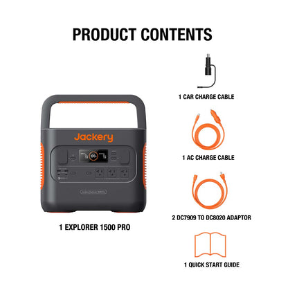 Jackery Portable Power Station Explorer 1500 Pro