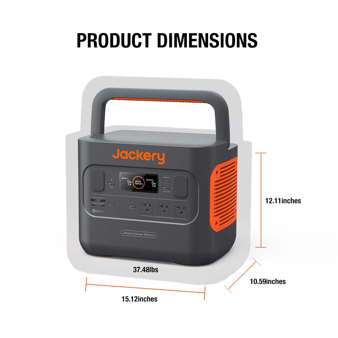 Jackery Portable Power Station Explorer 1500 Pro