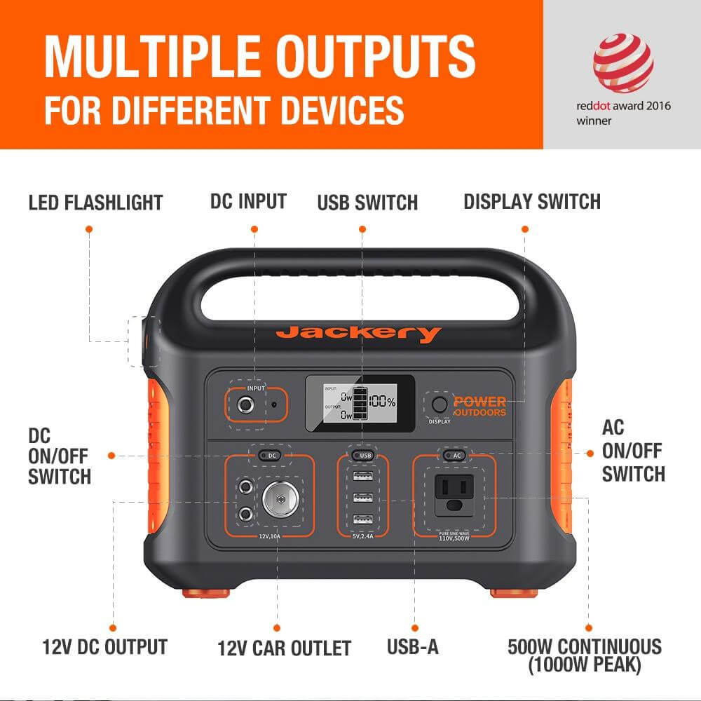 Jackery Portable Power Station Explorer 550