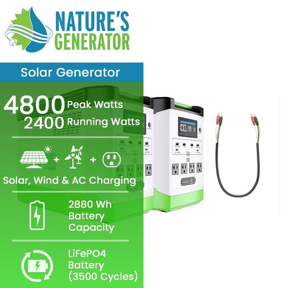 Natures Generator Power Station Lithium 1800