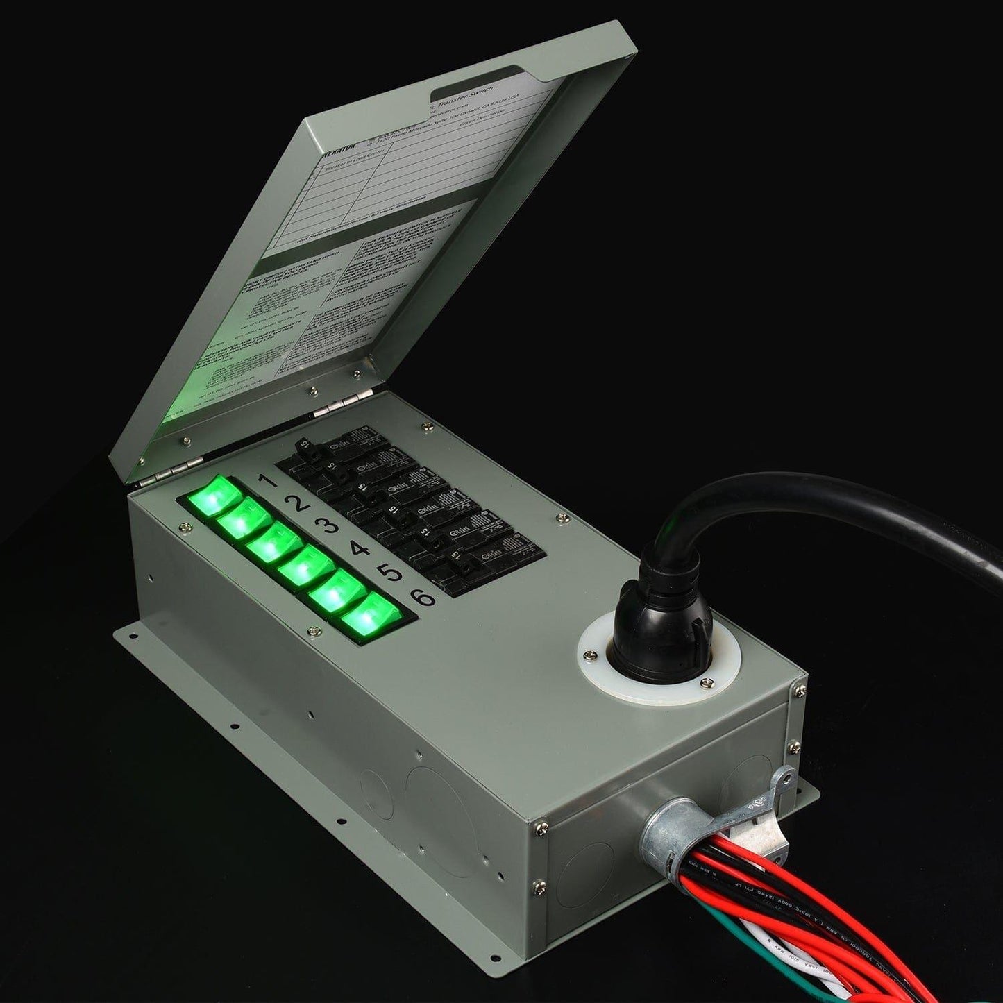 Natures Generator Manual Transfer Switch 120V 30A 6Circuit