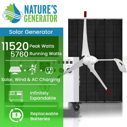 Natures Generator Solar and Wind Generator
