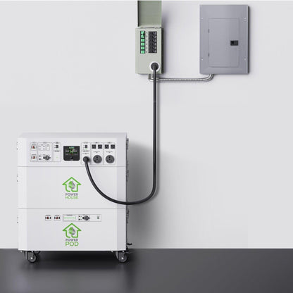 Natures Generator Powerhouse with Solar Panel and Transfer Switch