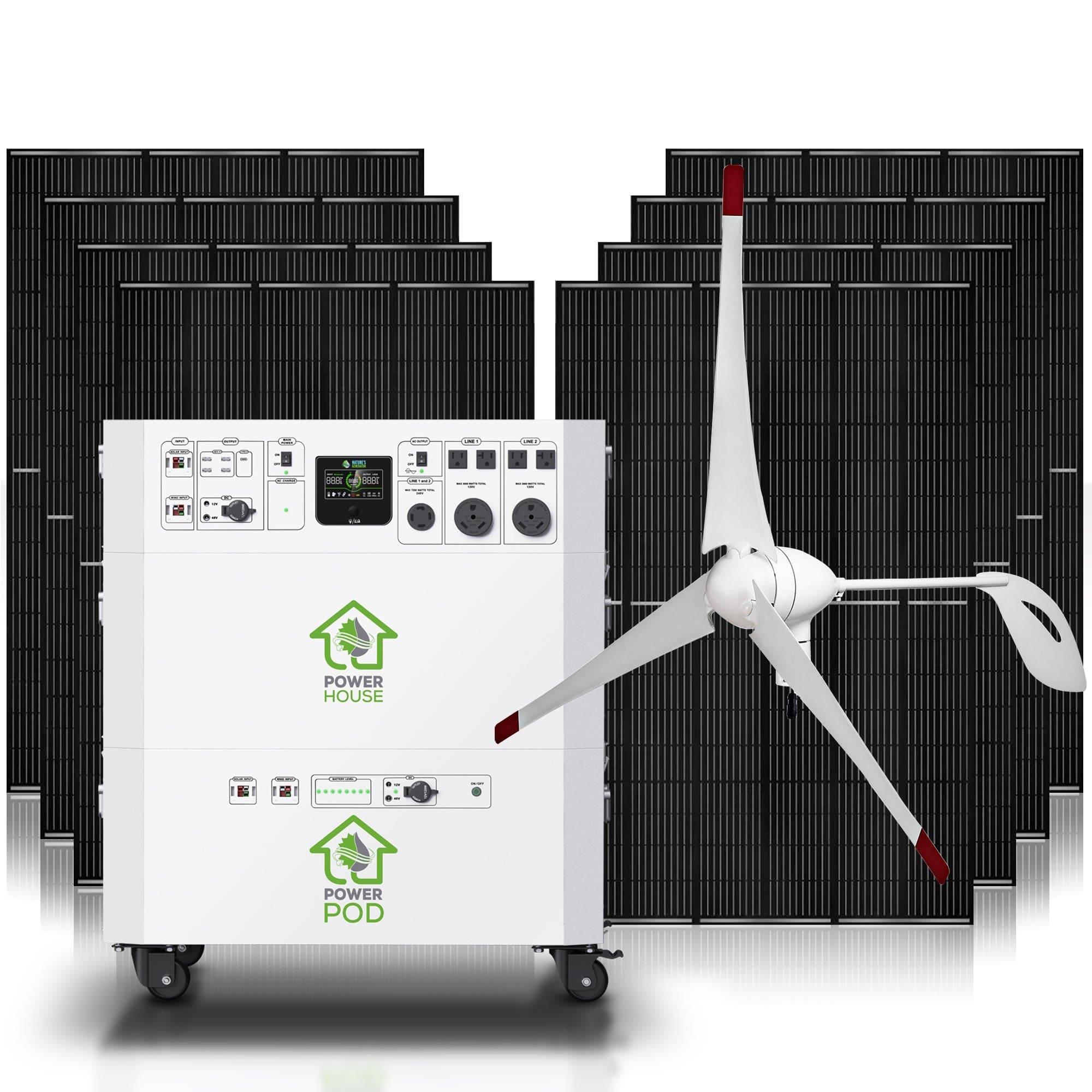 Nature's Generator Powerhouse Solar and Wind Generator