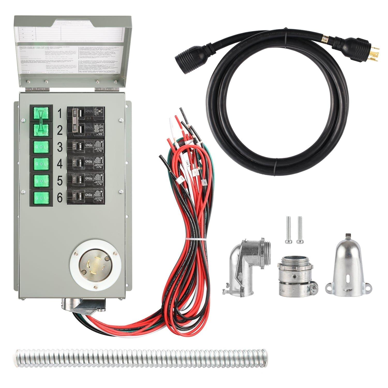 Natures Generator Manual Transfer Switch 120V/240V 30A – Smart Edge ...