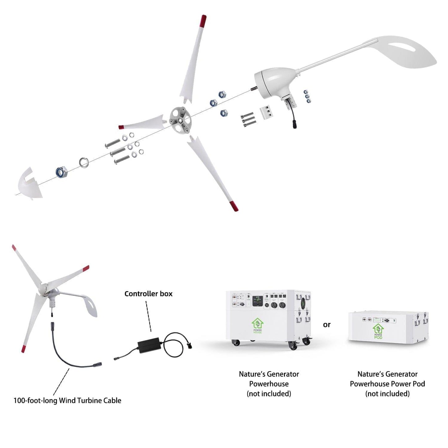 Natures Generator Wind Turbine Powerhouse