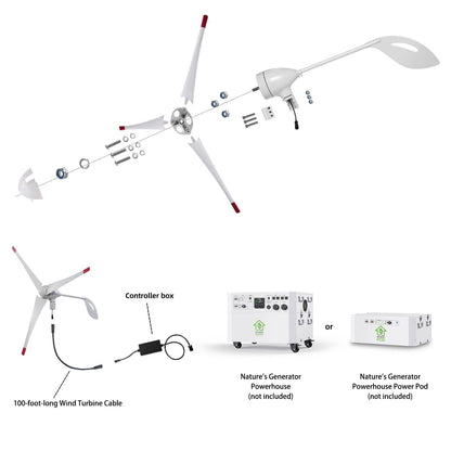Natures Generator Wind Turbine Powerhouse