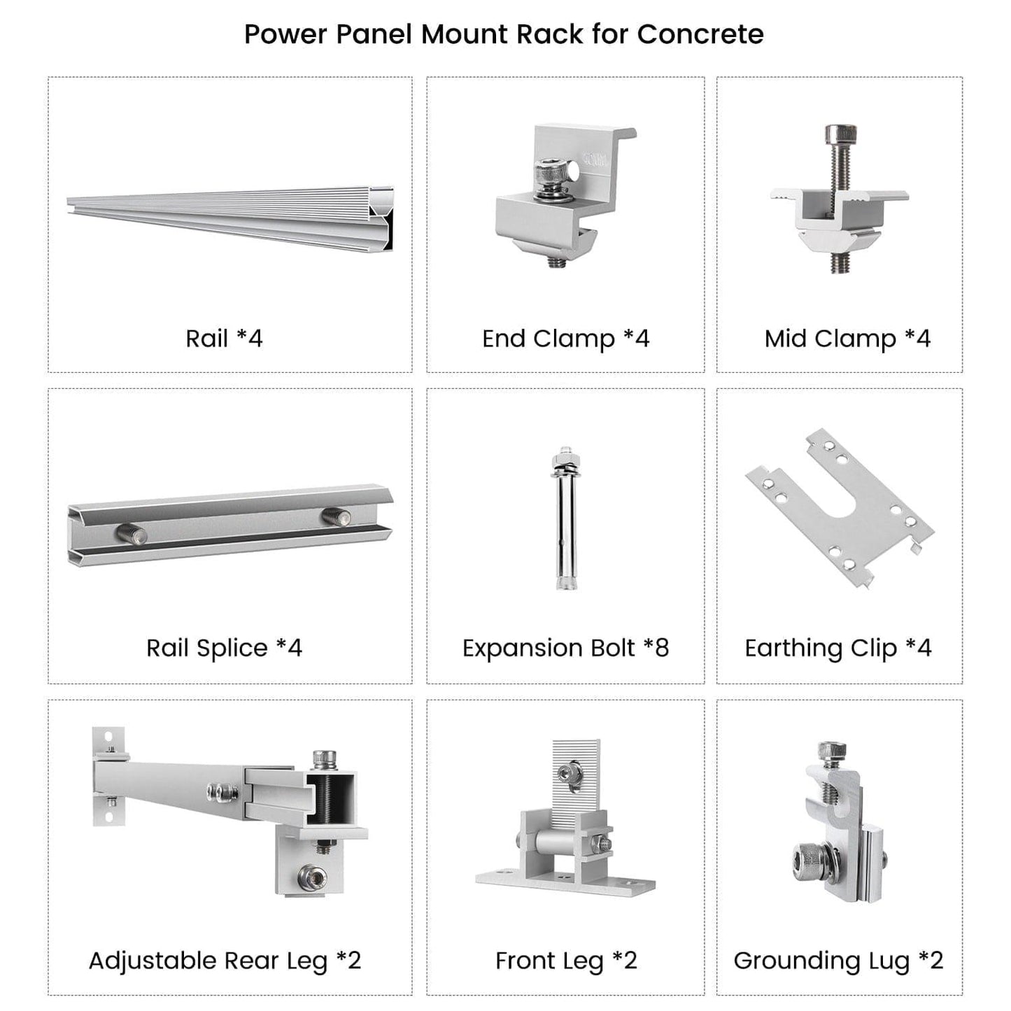 Natures Generator Solar Panel Mount