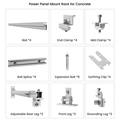 Natures Generator Solar Panel Mount
