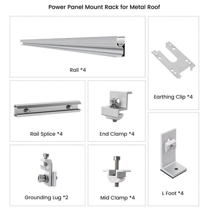 Natures Generator Solar Panel Mount