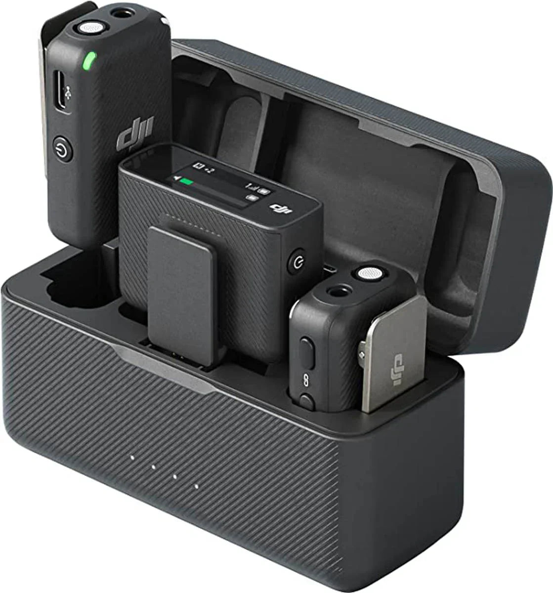 DJI Microphone 250m Range 15Hour Battery (2TX+1RX+Charging Case)