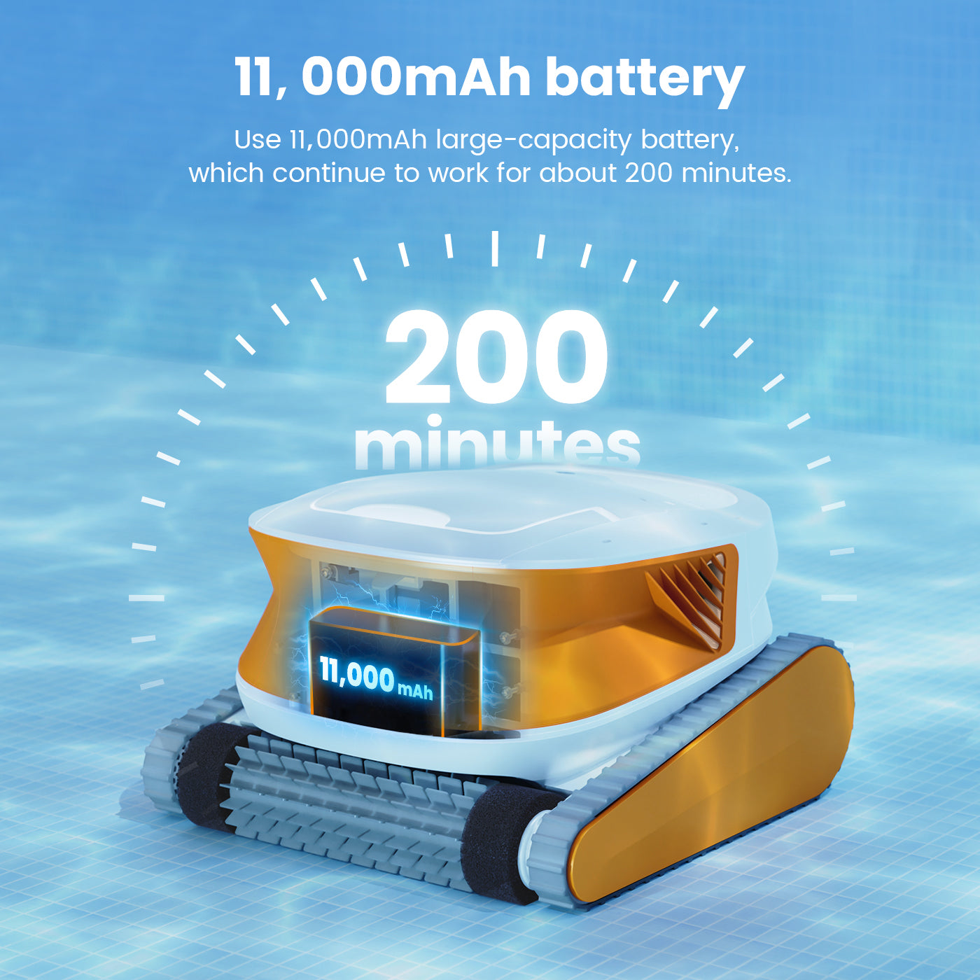 CHASING Poolmate Hydro 3 Cordless For Inground/Above Ground Pools