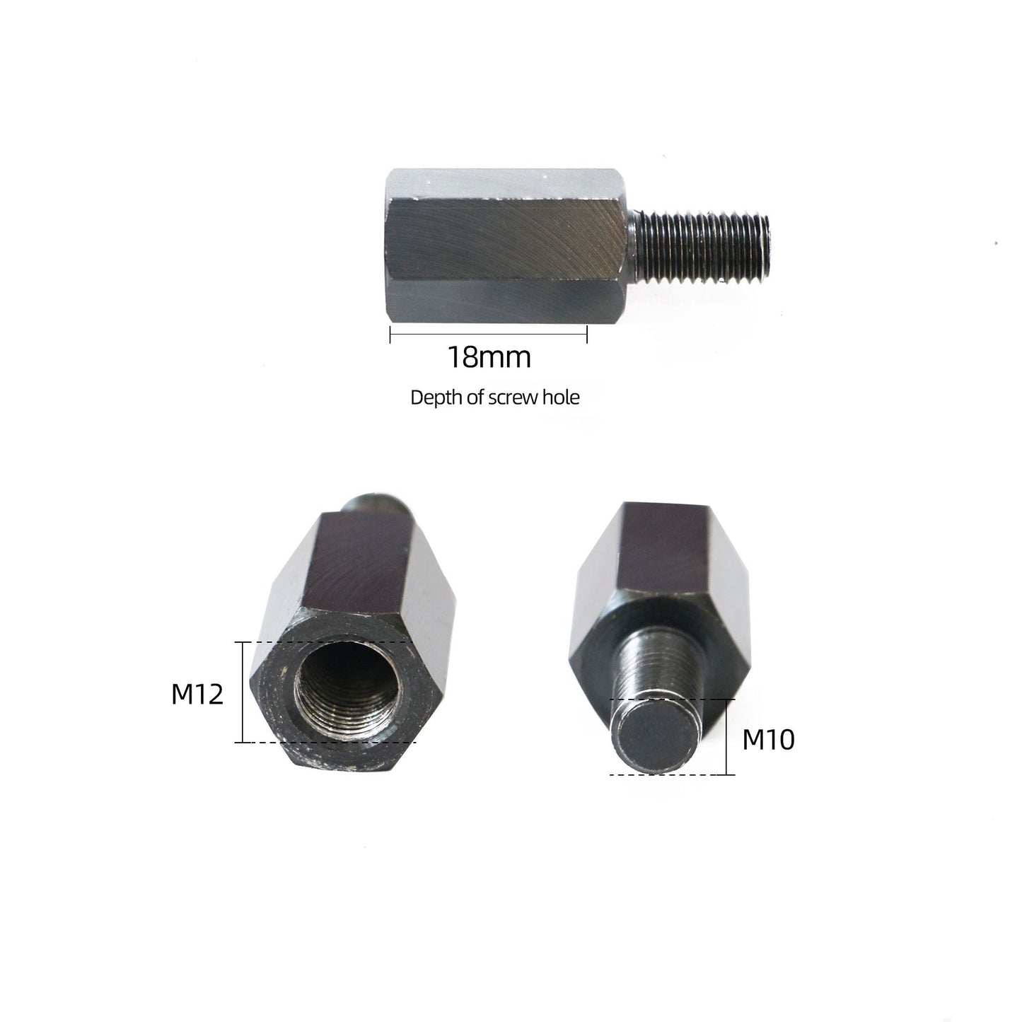 Eurorau Trailer Hitch Adapter M12 to M10